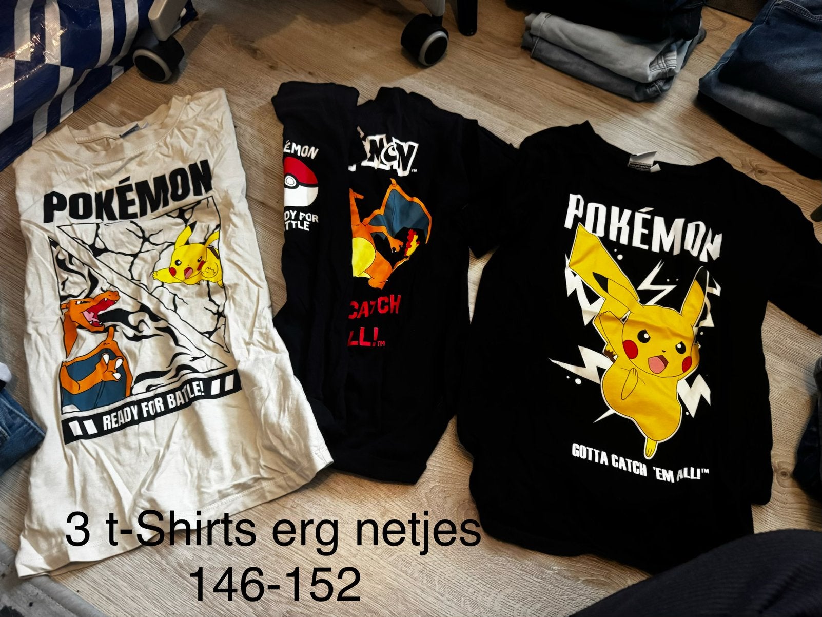 Jongens T-Shirts 146-152, Ophalen, Zo goed als nieuw, Maat 146
