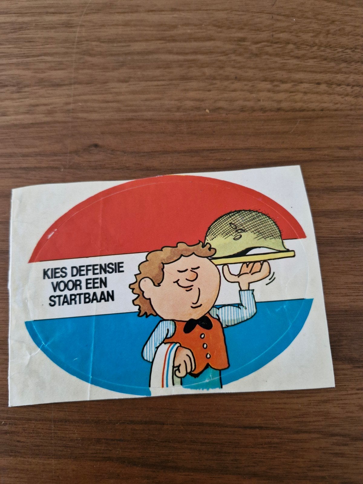 8866  Defensie Sticker - Kies Defensie voor een Startbaan, Ophalen of Verzenden, Gebruikt