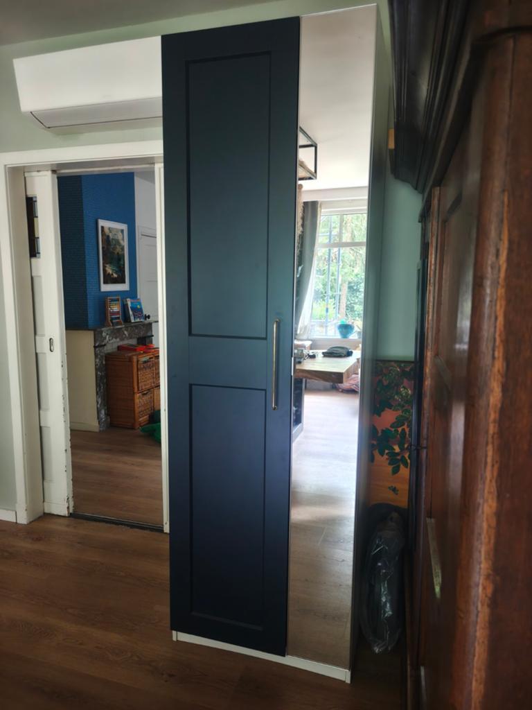 Ikea PAX kast met spiegeldeur, Ophalen, Overige materialen, 200 cm of meer, 50 tot 100 cm