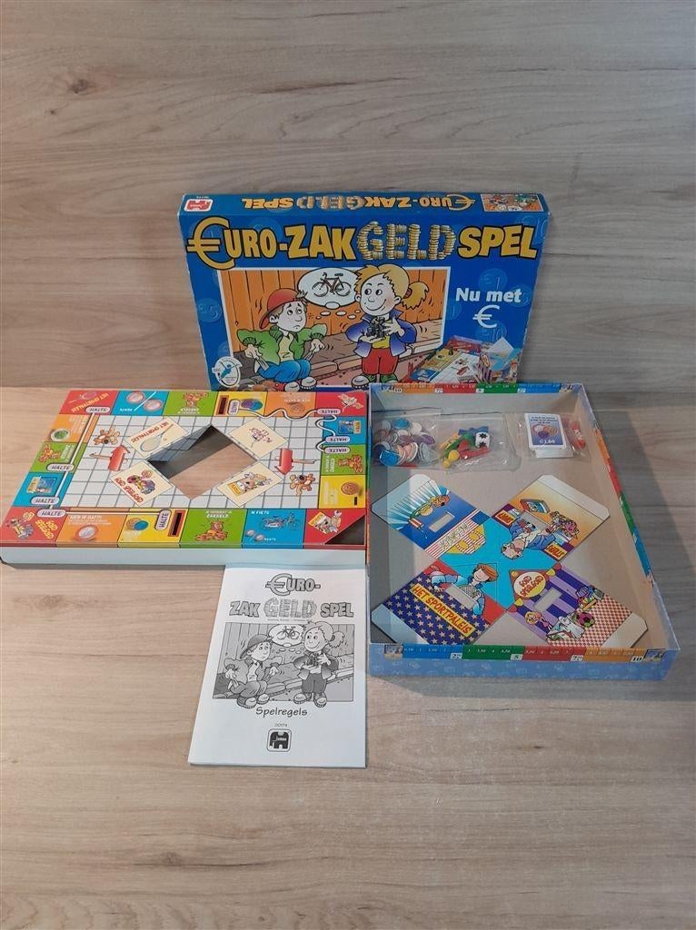 euro zakgeld spel - s6219, Hobby en Vrije tijd, Gezelschapsspellen | Bordspellen, Verzenden, Zo goed als nieuw
