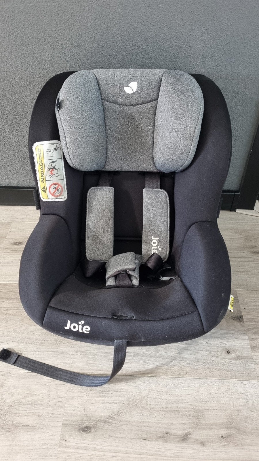 Joie i-Anchor Advance autostoel - Zwart/Grijs, Gebruikt, Isofix, 0 t/m 13 kg, Ophalen
