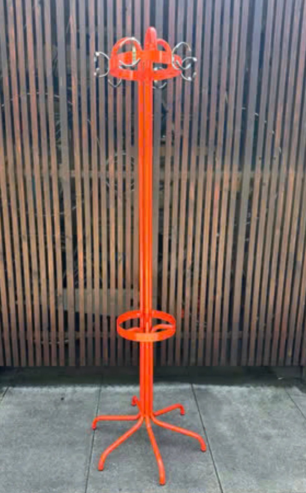 Brabantia Kapstok Vintage Seventies Jaren 70 Oranje, Zo goed als nieuw, X, Minder dan 100 cm, Hout
