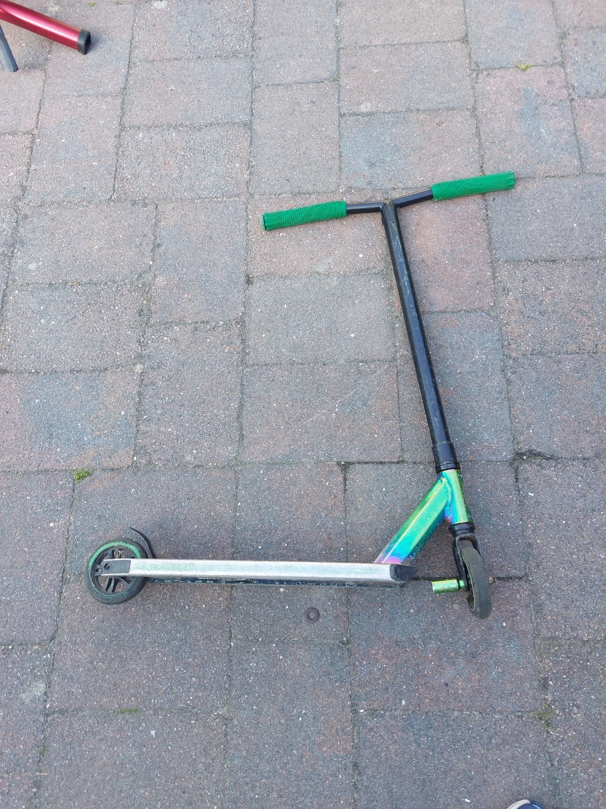 Groene stuntstep, Ophalen, Gewone step