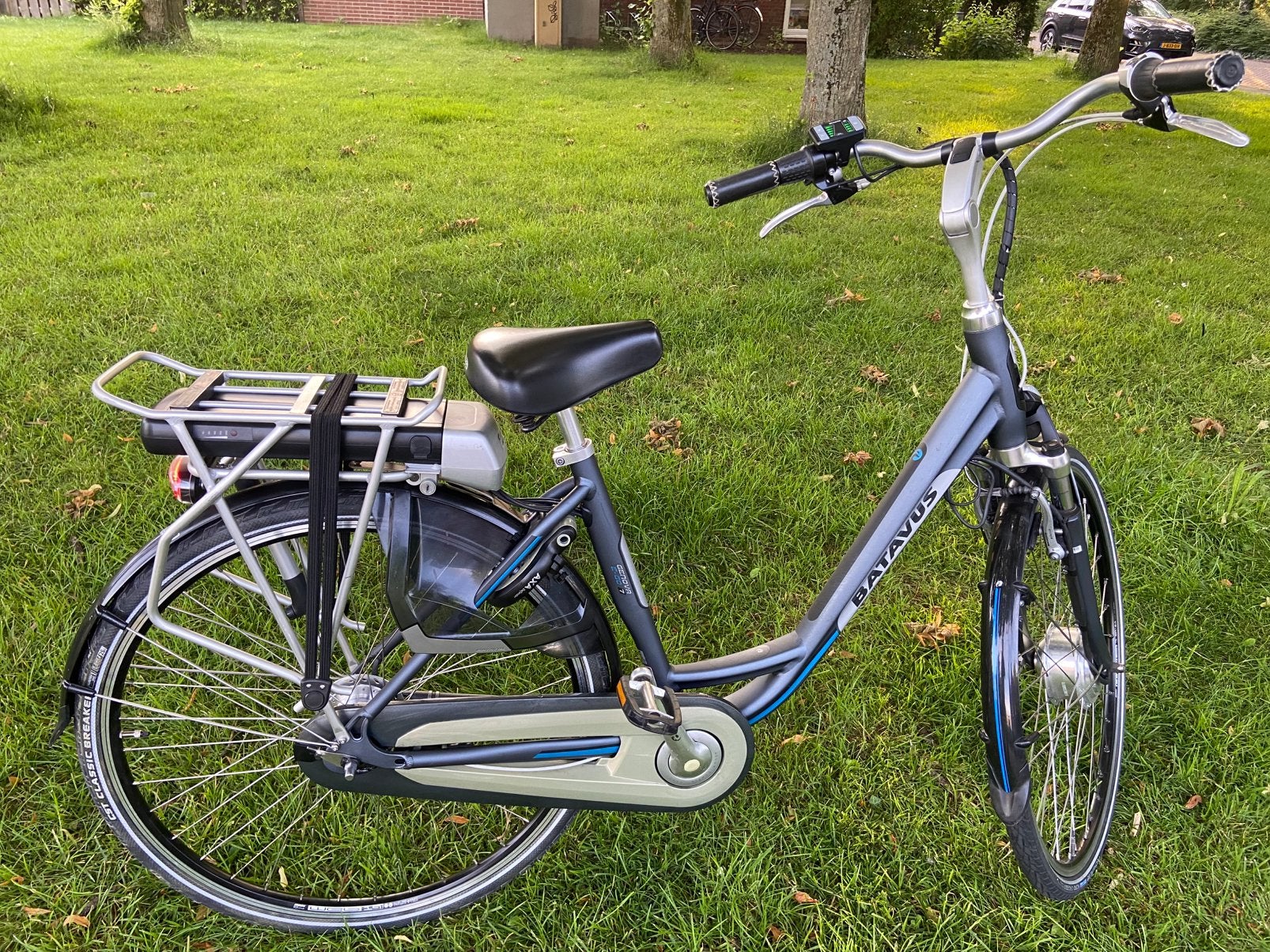 Goed onderhouden Batavus Genova E-go 7 met nieuwe accu, Ophalen, Gebruikt, Batavus, 47 tot 51 cm