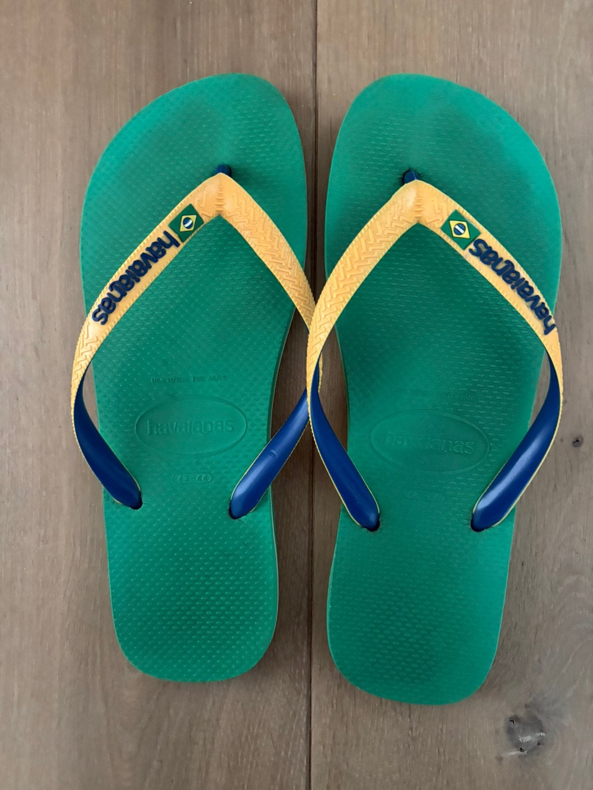Havaianas slippers 43/44, Ophalen of Verzenden, Gedragen, Overige kleuren, Slippers