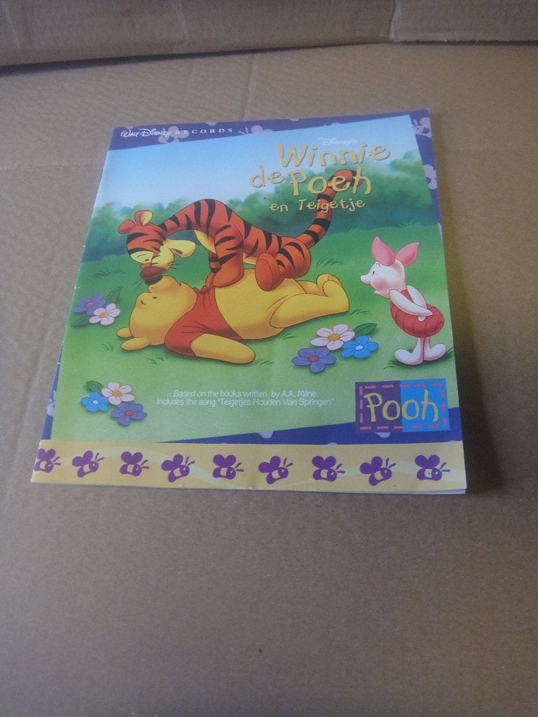 boek winnie de poeh en teigetje, Verzamelen, Ophalen of Verzenden, Winnie de Poeh of vrienden, Zo goed als nieuw, Overige typen