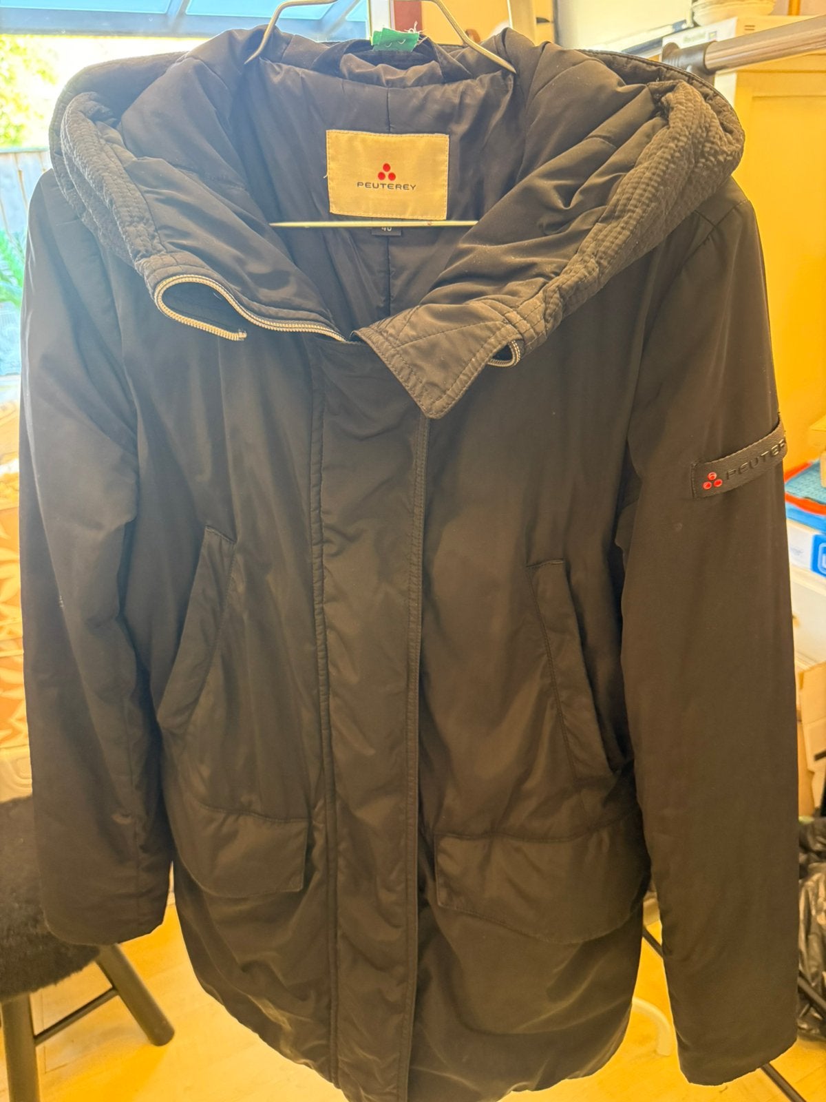 Peuterey jack maat 34, Kleding | Dames, Ophalen of Verzenden, Zo goed als nieuw, Maat 34 (XS) of kleiner, Zwart