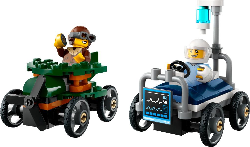 LEGO City 60459 Vliegtuig Vs. Ziekenhuisbed 70 delig, Ophalen of Verzenden, Nieuw, Complete set, Lego