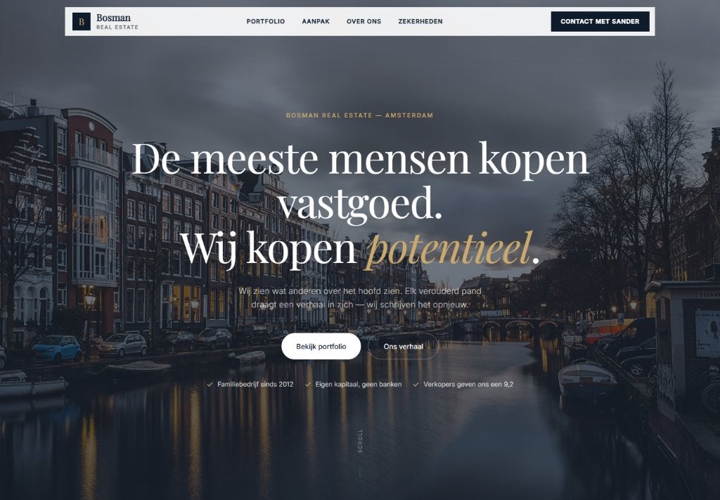 Professionele website vanaf €350 | Senior Developer/Architec, Website Bouw