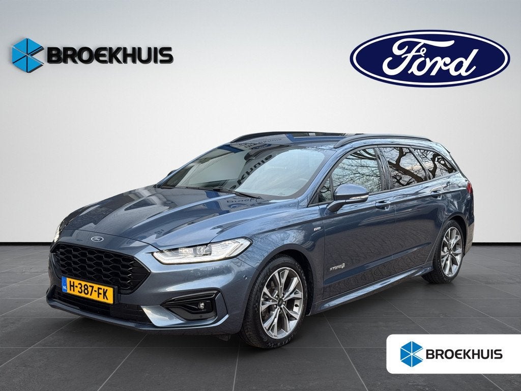 Ford Mondeo Wagon 2.0 HEV ST-line 187pk, Auto's, Ford, 12 maanden, Gebruikt, 4 cilinders, Blauw