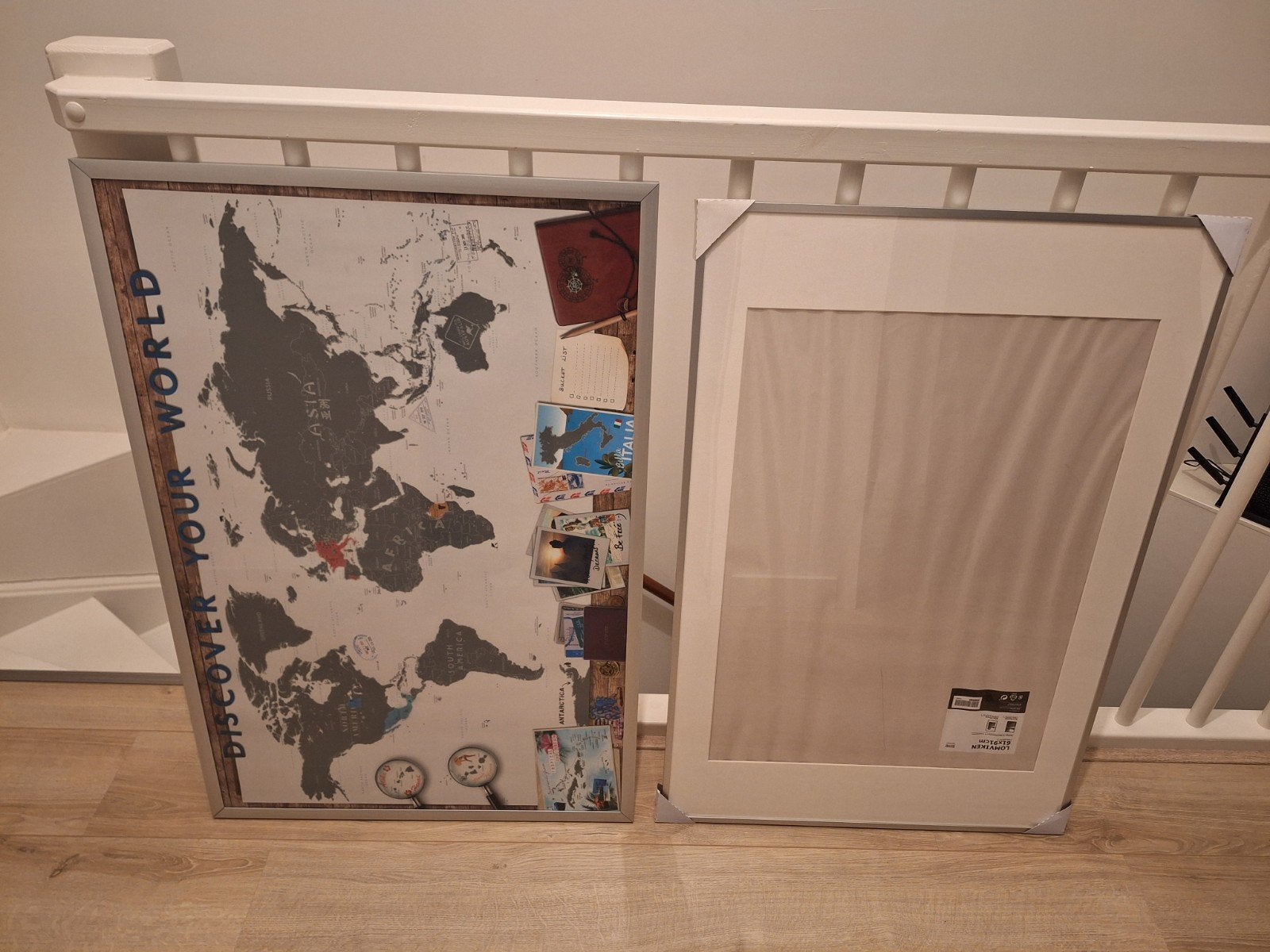 NIEUW 2x grote lijsten met aluminium frame 
2x grote lijste, Huis en Inrichting, Ophalen