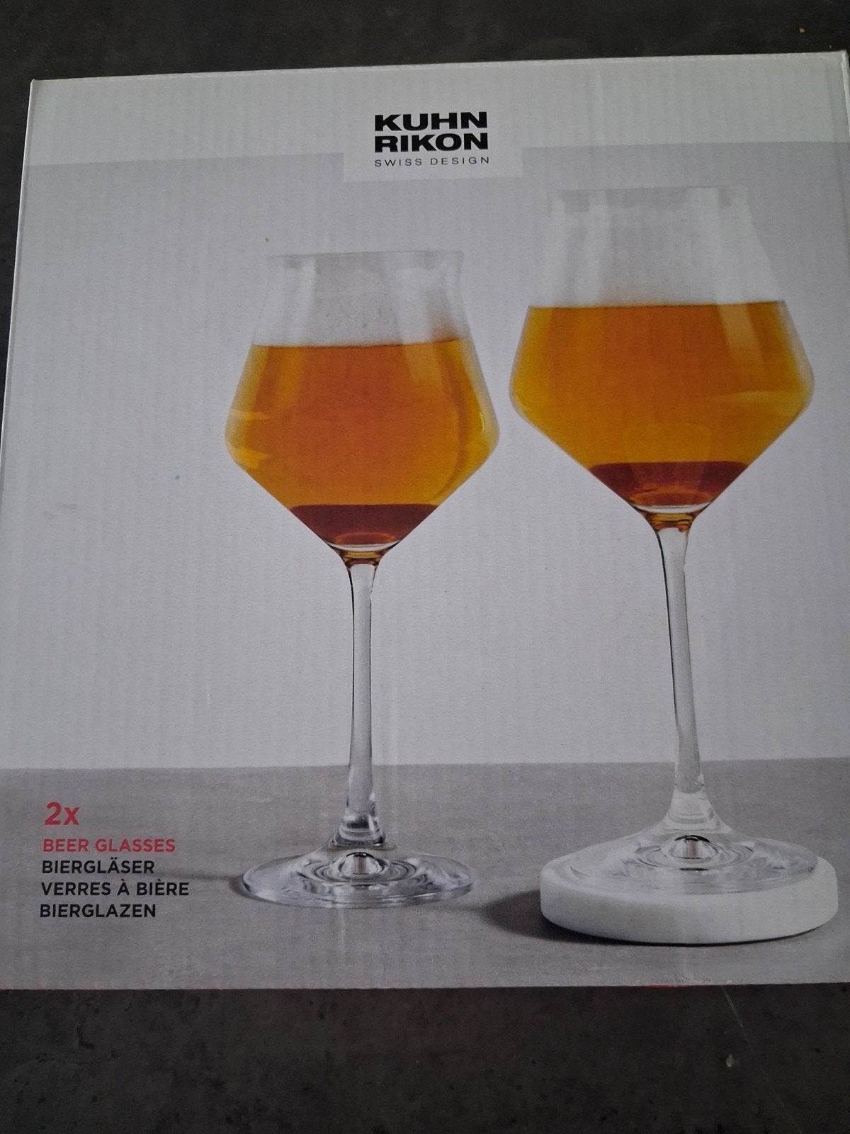 Kuhn Rikon Bierglazen / Gin Tonic Glazen - 2 stuks, Huis en Inrichting, Ophalen, Nieuw, Overige merken, Glas
