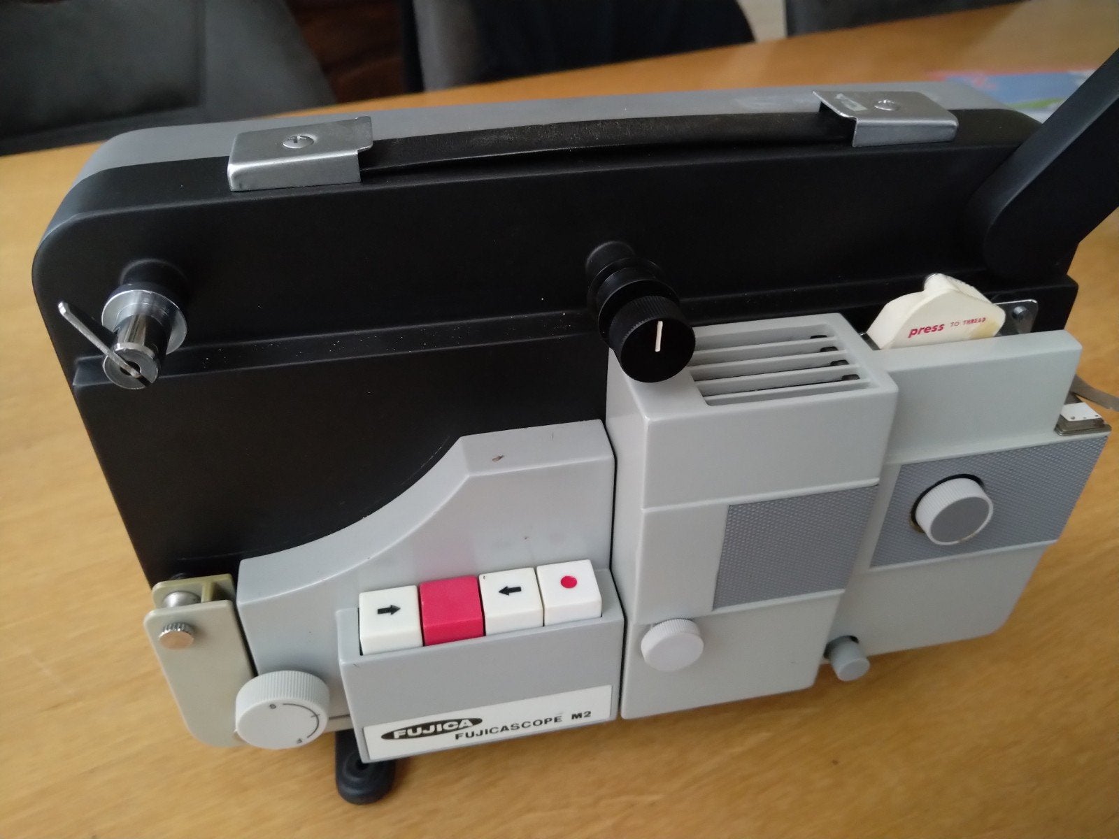 Fujica Fujicascope M2 Film Projector met hoes, Ophalen of Verzenden, Gebruikt, Overige typen
