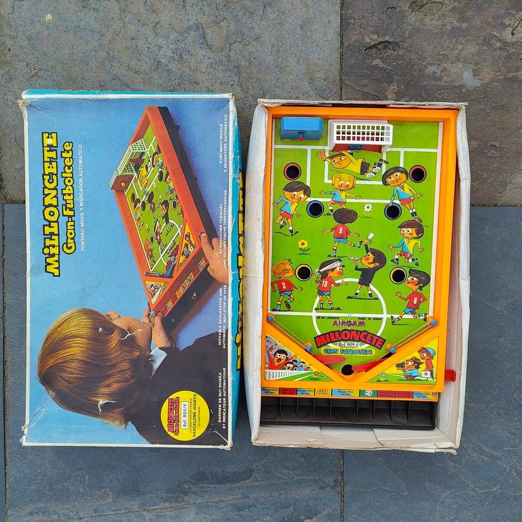 Airgam Milloncete Gran Futbolcete tafelvoetbalspel vintage, Ophalen of Verzenden, Gebruikt, Jongen of Meisje