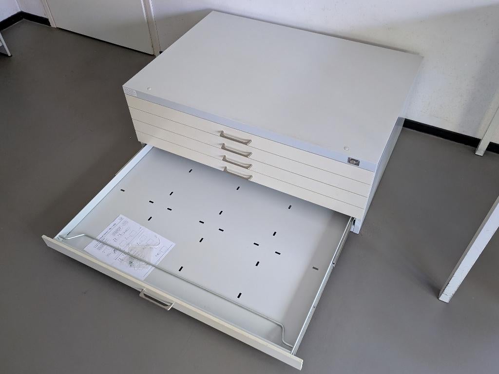 Ahrend tekeningenladenkast A1 met 5 lades, Huis en Inrichting, Kasten | Ladekasten, Ophalen, 100 tot 150 cm, 5 laden of meer, 75 cm of meer