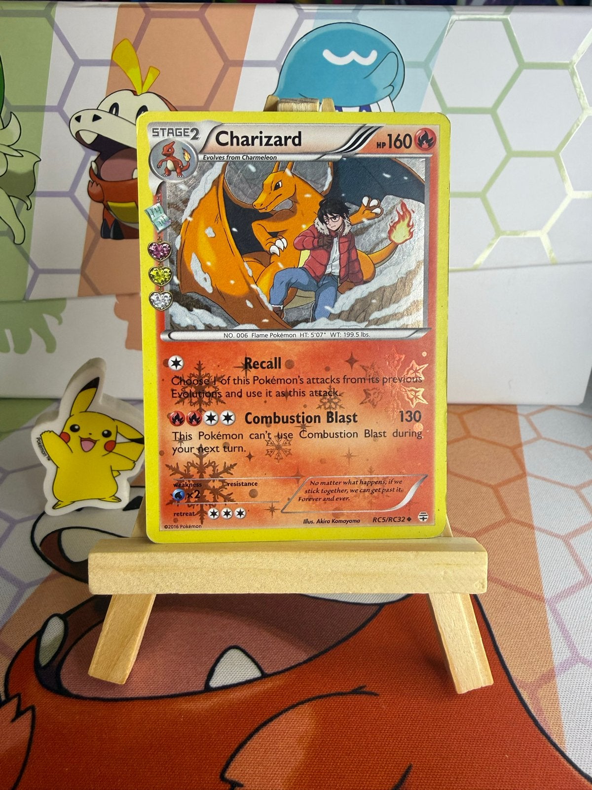 Charizard Holo Generations: Radiant Collection RC5/RC32 LP, Ophalen of Verzenden, Zo goed als nieuw, Losse kaart, Foil