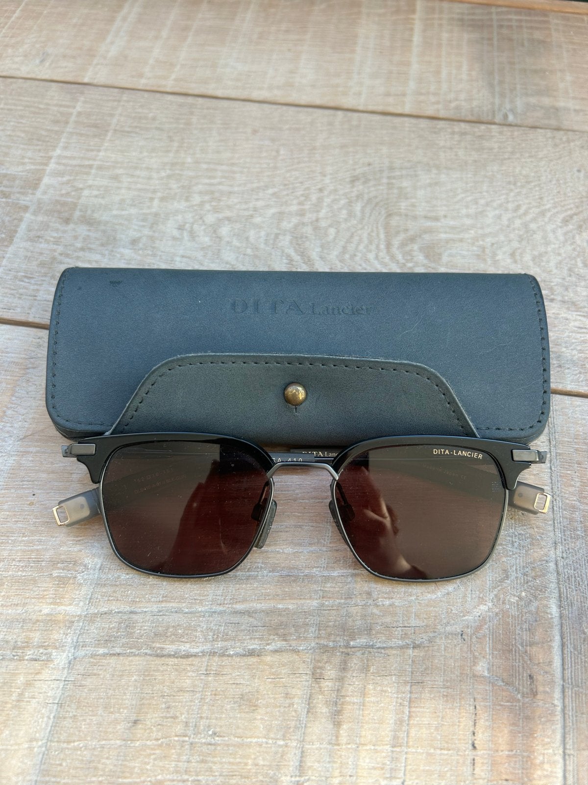 Dita-Lancier Zonnebril - Zo goed als nieuw, Sieraden, Tassen en Uiterlijk, Overige merken, Zonnebril, Zwart, Ophalen of Verzenden