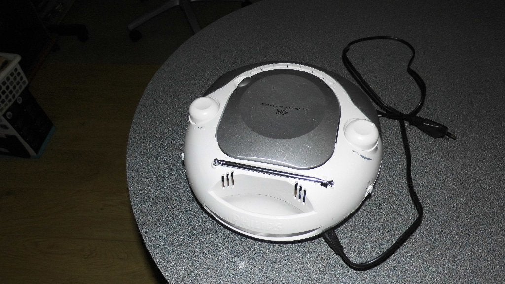 radio/cd  speler/spelend te zien/horen/15euro/PHILIPS, Ophalen of Verzenden, Zo goed als nieuw, Overige typen, Met cd-speler
