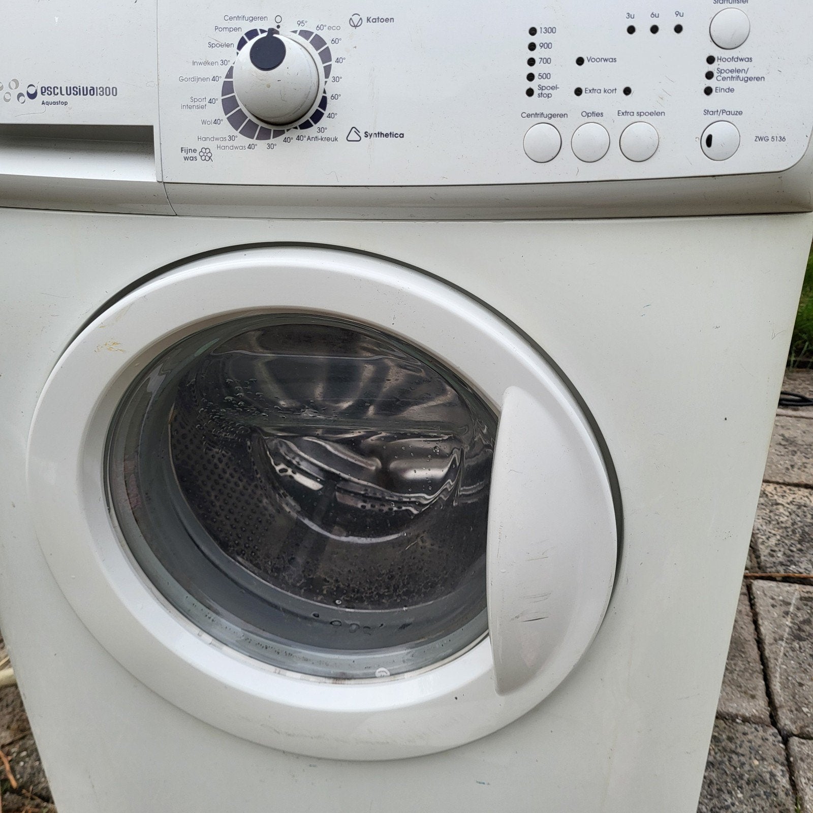 zgoh zanussi wasmaschine., Witgoed en Apparatuur, Wasmachines, Ophalen of Verzenden, Zo goed als nieuw, 85 tot 90 cm, 1200 tot 1600 toeren