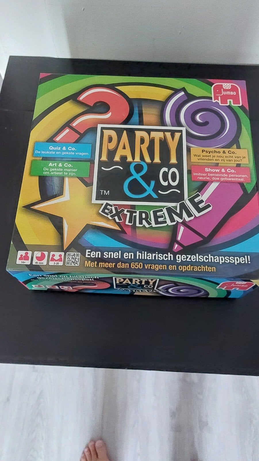 Party & Co Extreme Gezelschapsspel - Jumbo, Hobby en Vrije tijd, Gezelschapsspellen | Bordspellen, Vijf spelers of meer, Ophalen of Verzenden