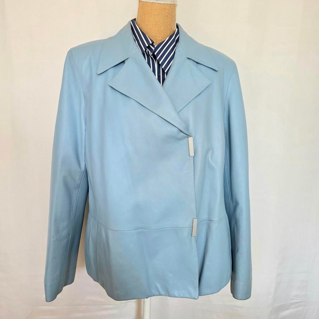 Gianfranco Ferre leren blazer, Kleding | Dames, Maat 42/44 (L), Gianfranco Ferre, Nieuw, Jasje