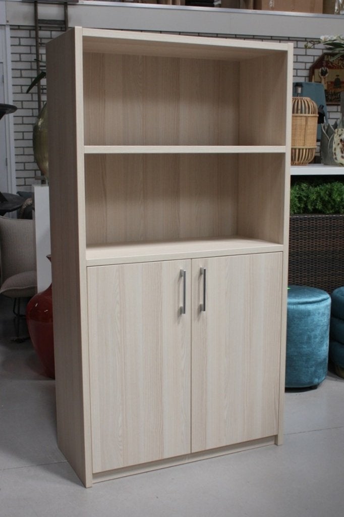 2 mooie open kasten archiefkast buffetkast melamine houtlook, Ophalen, Met deur(en), Nieuw, 50 tot 100 cm