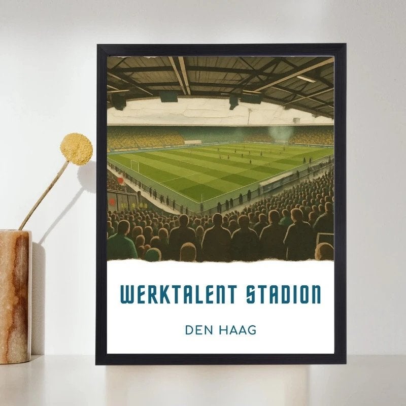 Ado den Haag stadion A4 poster, Ophalen of Verzenden
