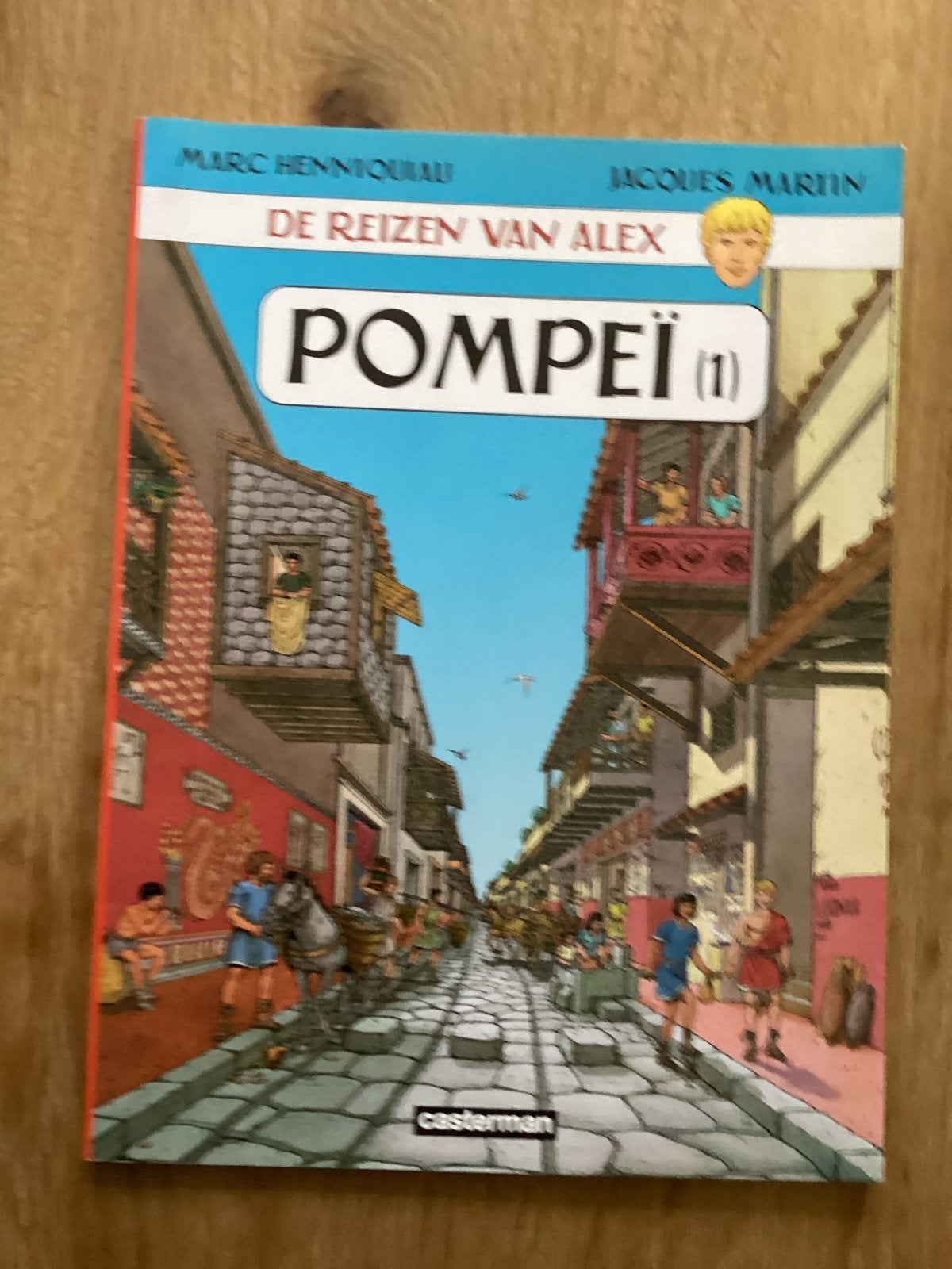 De Reizen van Alex - Pompeï (1) - Jacques Martin - Casterman, Eén stripboek, Ophalen of Verzenden, Zo goed als nieuw