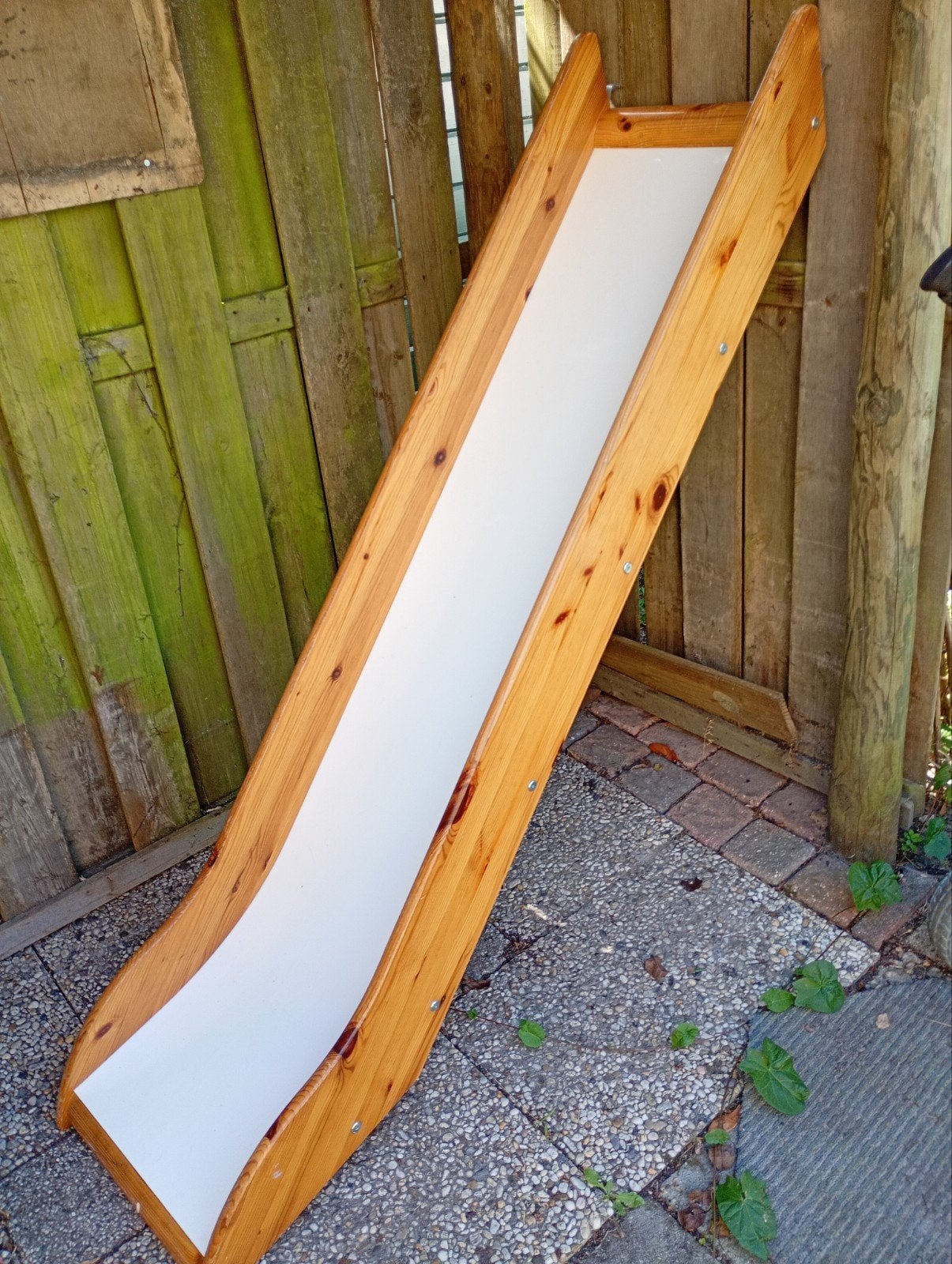 glijbaan halfhoogslaper Flexa, Ophalen, Gebruikt, 70 tot 85 cm, Hoogslaper of Stapelbed