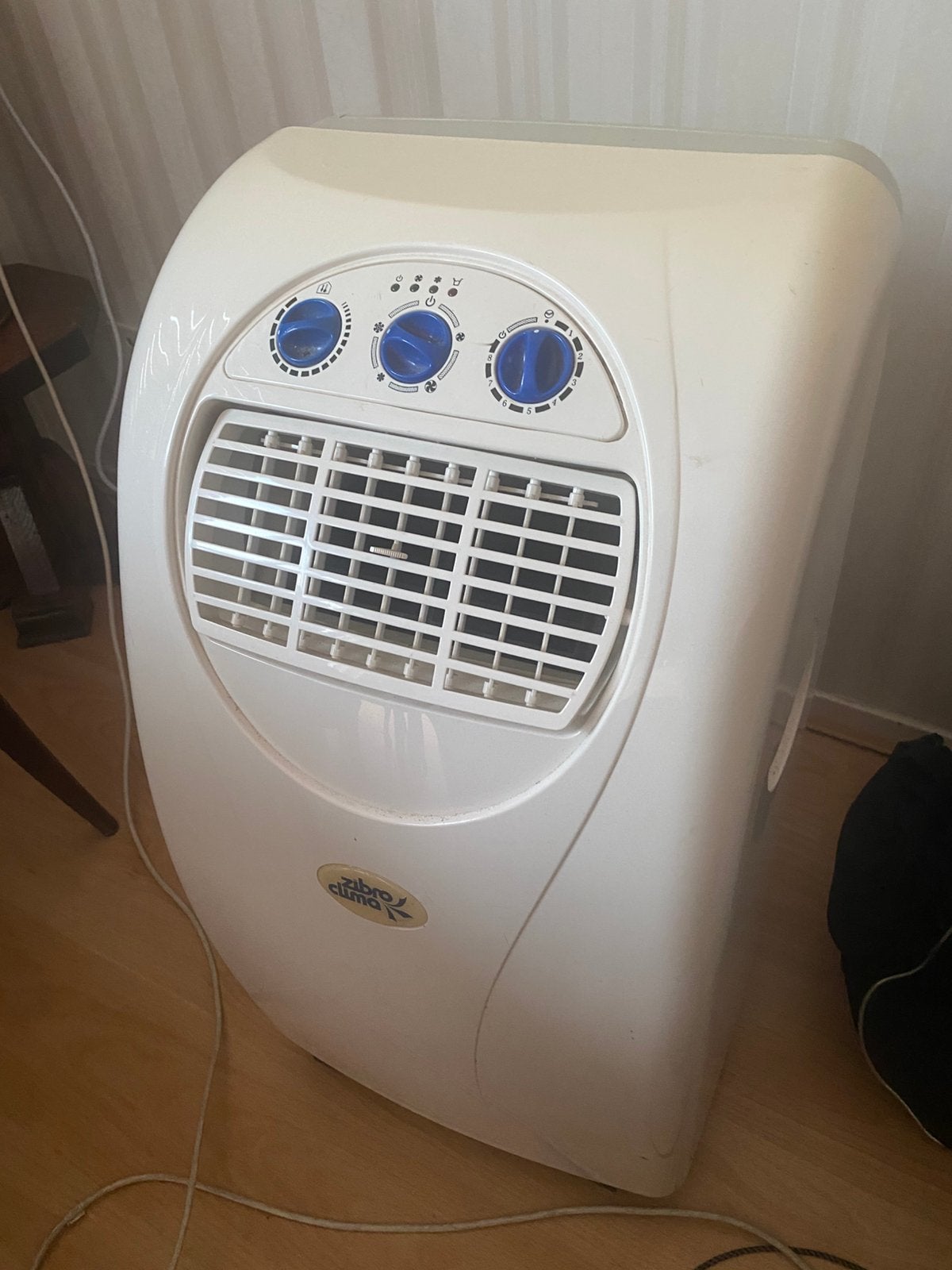 Zibro Verrijdbare airco, Ophalen, Minder dan 60 m³, 3 snelheden of meer, Zo goed als nieuw