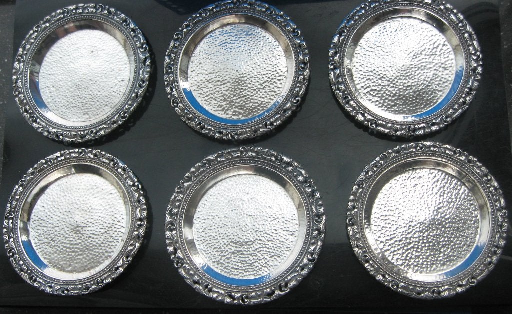 Zilveren Djokja onderzetters, Verzenden, Zilver