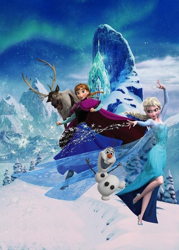 Disney Frozen Vlies Behang Magic 200x280 - Gratis Verzending, Verzenden, Nvt, Nvt, Nvt