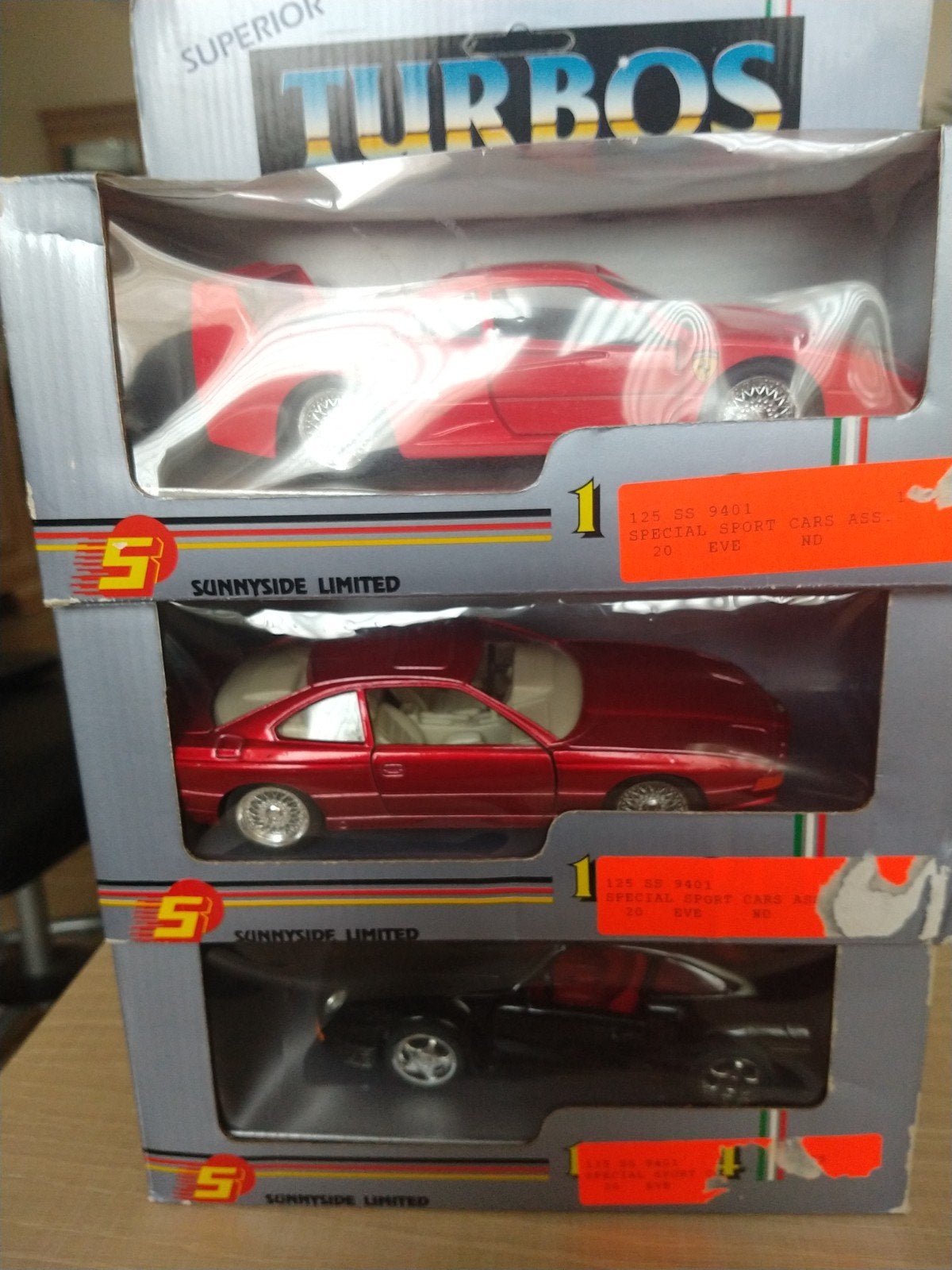 3 schaalmodellen 1:24 Turbos Nieuw in verpakking, Hobby en Vrije tijd, Modelauto's | 1:24, Ophalen of Verzenden, Nieuw, Auto, Overige merken