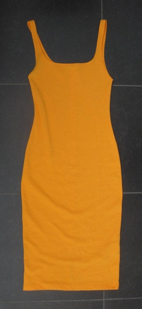 NIEUW Zara warm oranje jurk, maat S, Zara, Oranje, Ophalen of Verzenden, Zo goed als nieuw
