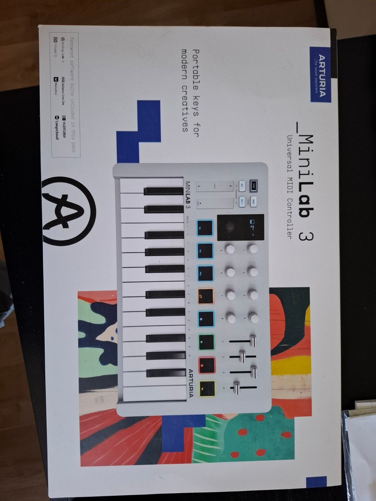 Arturia MiniLab 3 - Universele MIDI Controller, Overige merken, Zo goed als nieuw, Midi-aansluiting, Overige aantallen