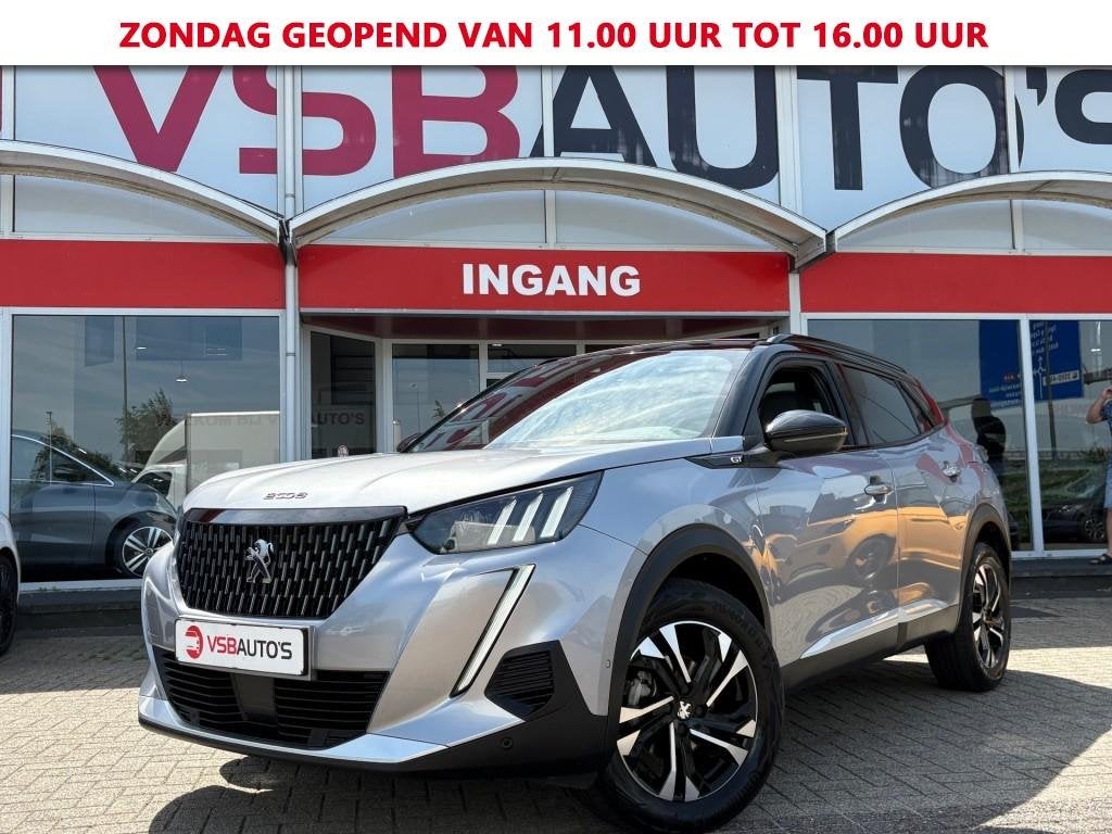 Peugeot 2008 1.2 PURETECH 130PK AUT. GT PANO-DAK NAVI CAMERA, Auto's, Automaat, Gebruikt, Huisgarantie, 1199 cc