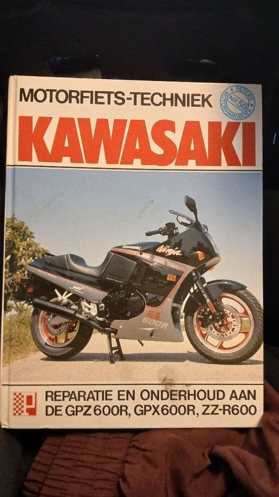 werkplaatshandboek KAWASAKI GPZ 600R, Ophalen of Verzenden, Gelezen
