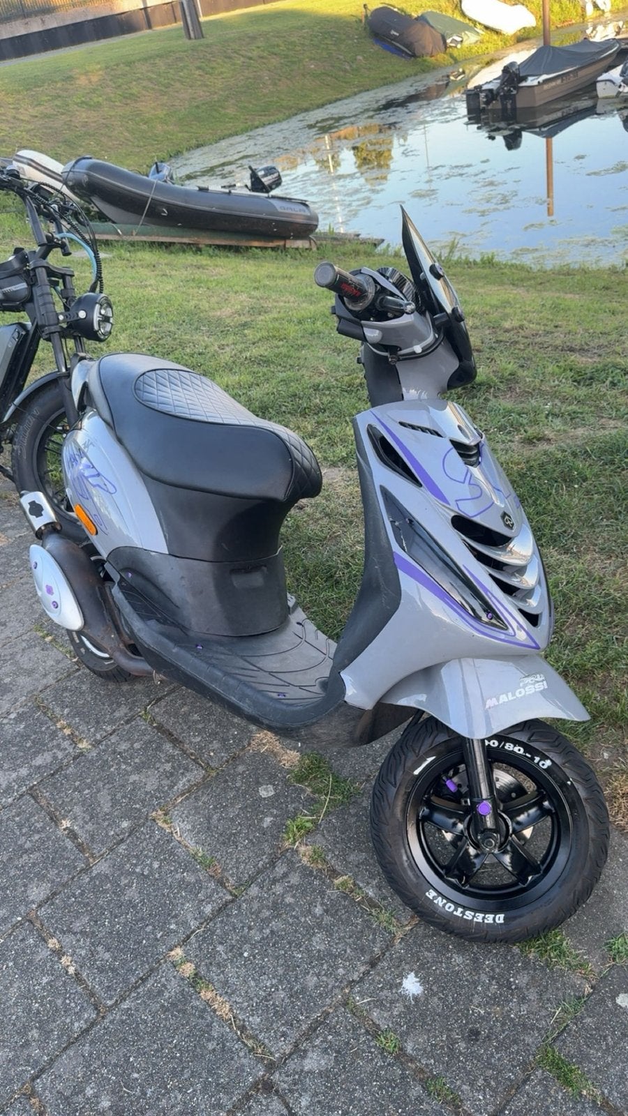 Zip 70cc polini teruil!!, Fietsen en Brommers, Ophalen of Verzenden, Zo goed als nieuw, Blok, Piaggio