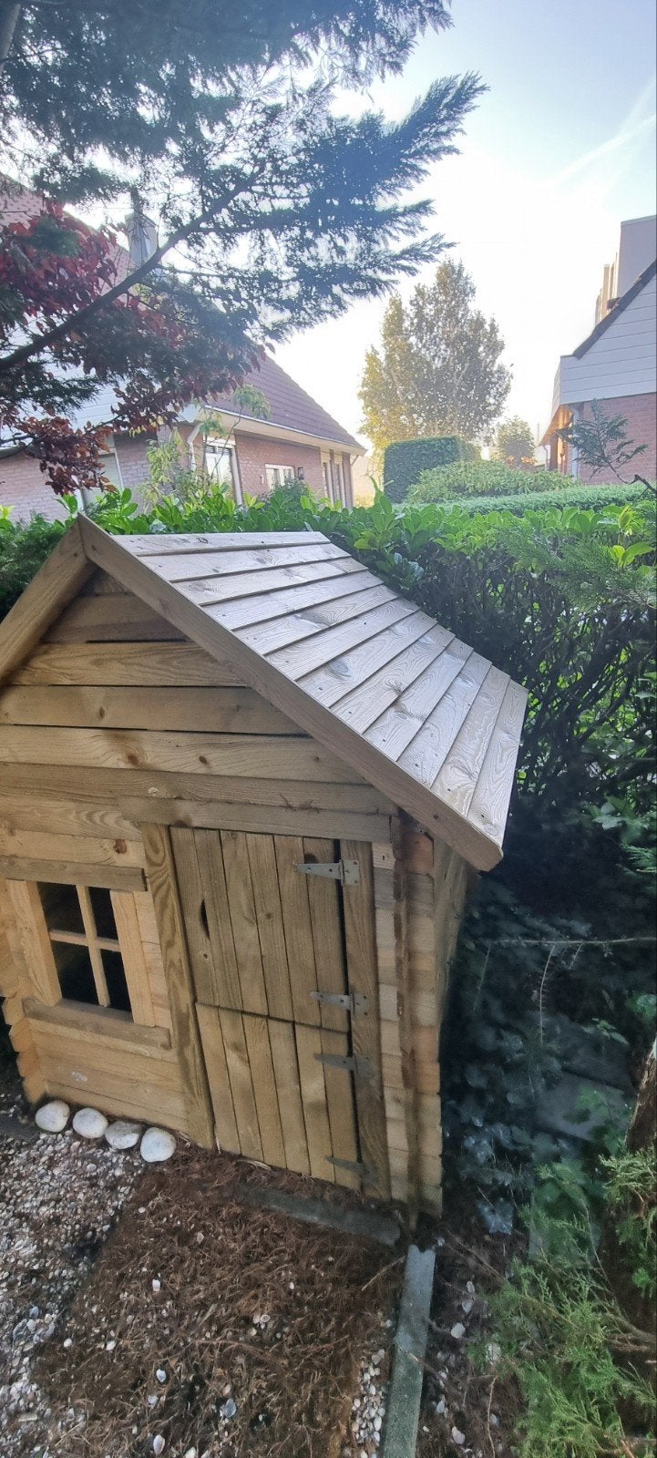 Houten speelhuisje voor kinderen, Kinderen en Baby's, Ophalen, Gebruikt, Hout