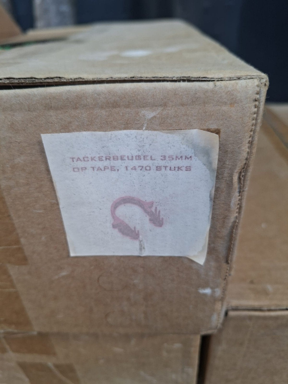Tackerbeugels 35mm op tape, 1470 stuks, Ophalen, Nieuw, Minder dan 50 mm, Overige typen