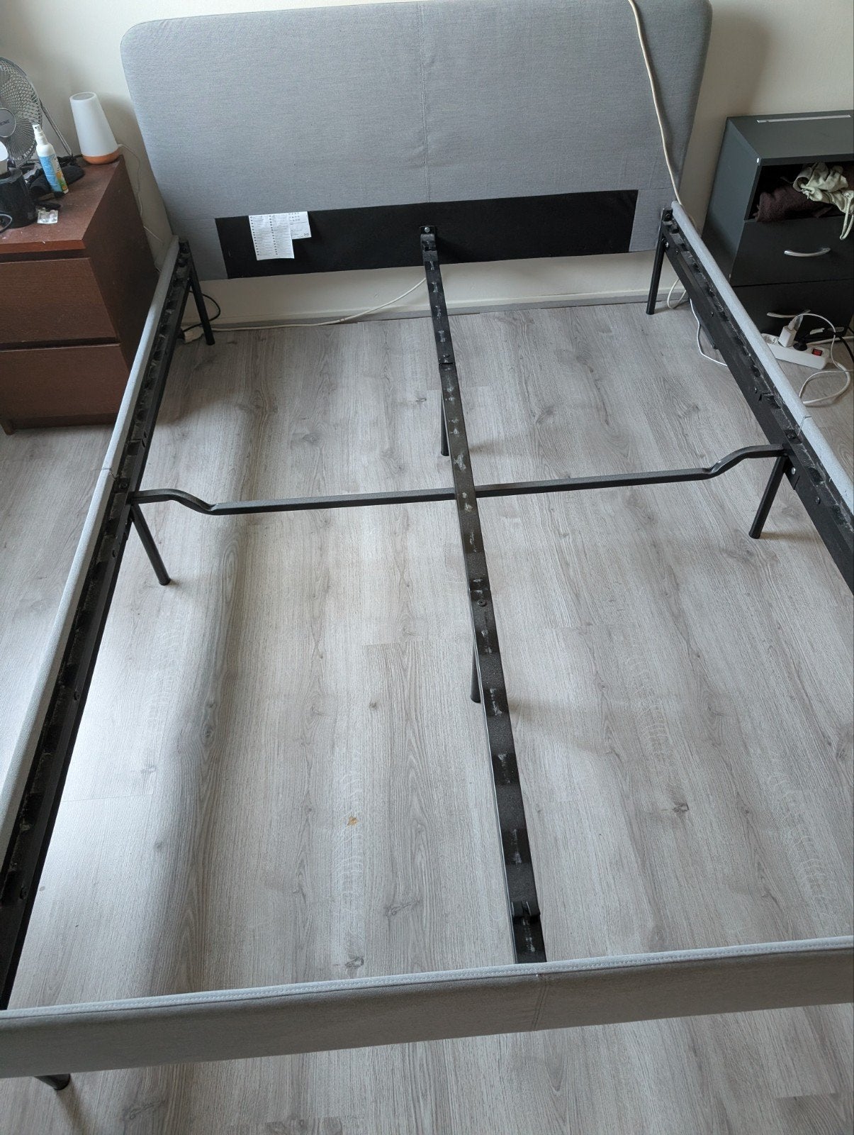 Ikea bed 140x200 met matras en lattenbodem (optioneel), Ophalen, Gebruikt, Tweepersoons, 140 cm