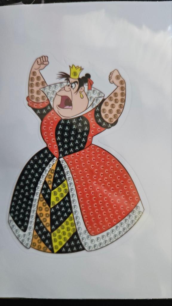 Disney years of wonder diamond paint sticker 035 Queen, Ophalen of Verzenden, Nieuw