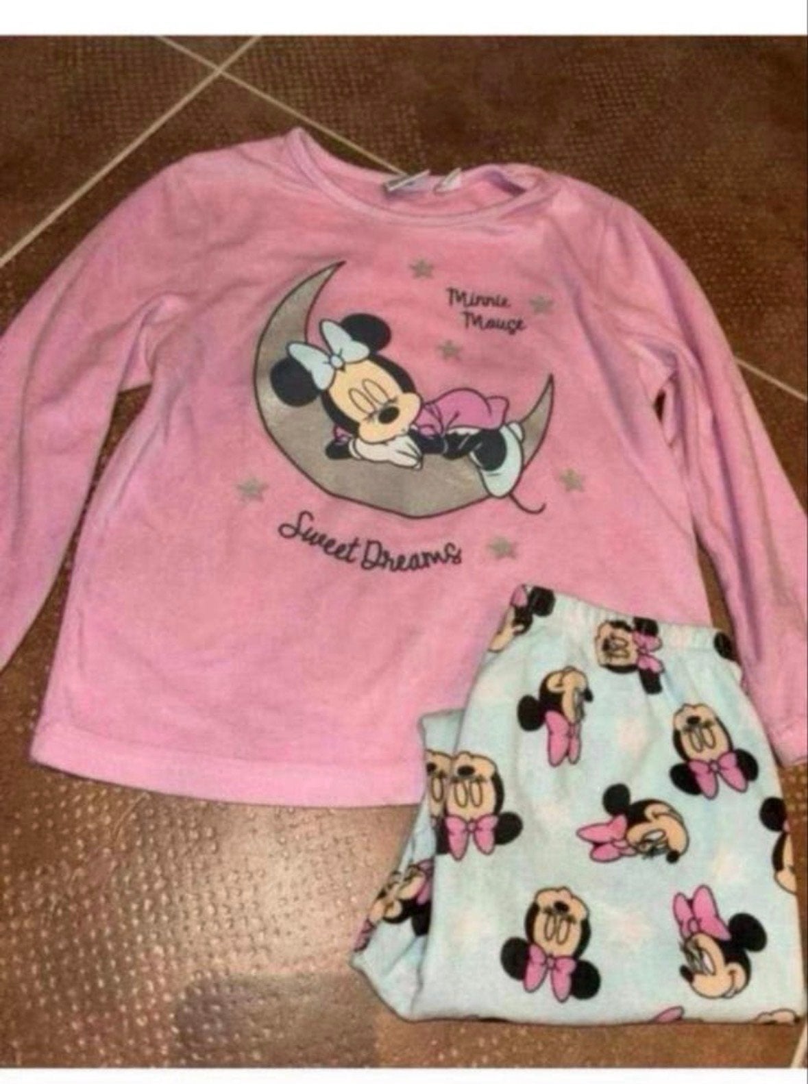 Minnie Mouse Pyjama Maat 116 - Roze, Ophalen of Verzenden, Gebruikt, Meisje, Nacht- of Onderkleding
