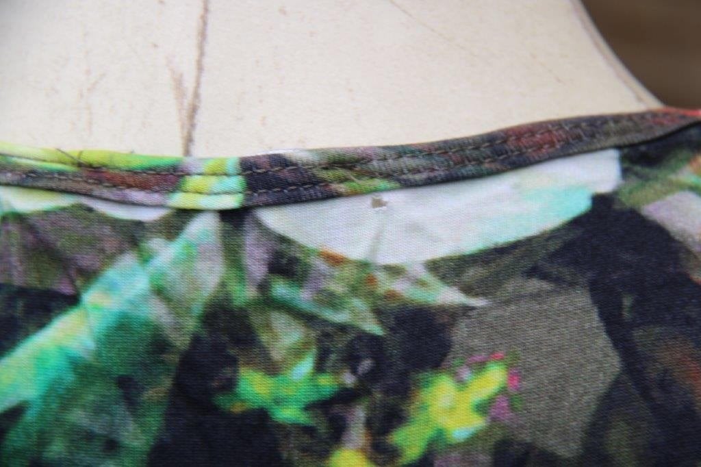 Jurk groen/ geel Geisha mt XL/42 Vaste prijs, Geisha, Maat 42/44 (L), Ophalen of Verzenden, Zo goed als nieuw