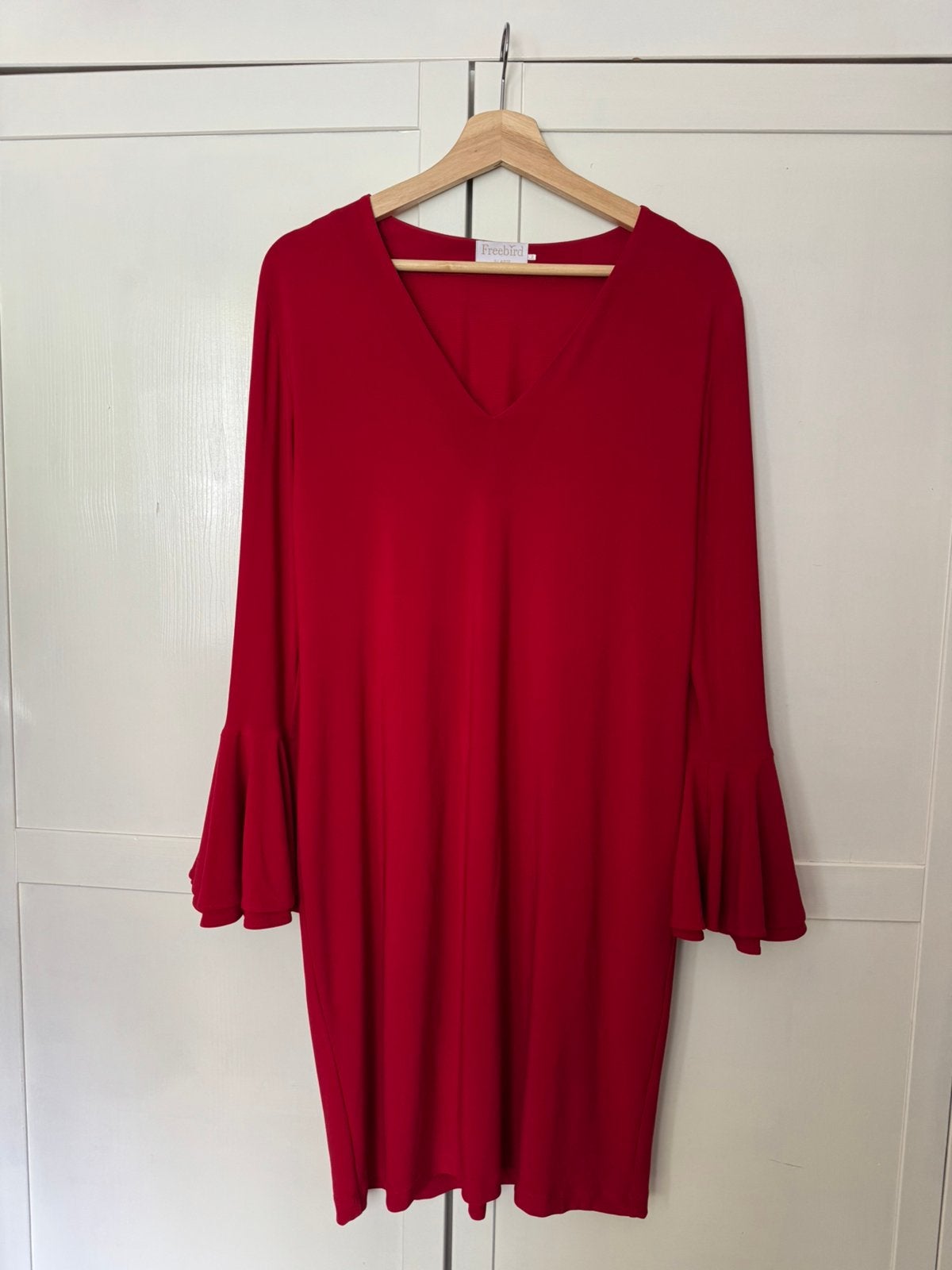 Rode jurk van Freebird in maat XL, Kleding | Dames, Jurken, Maat 46/48 (XL) of groter, Ophalen of Verzenden, Zo goed als nieuw