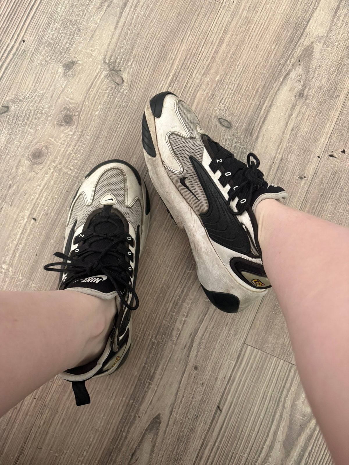 Gedragen nike schoenen, Verzenden, Zwart, Sneakers of Gympen, Gedragen