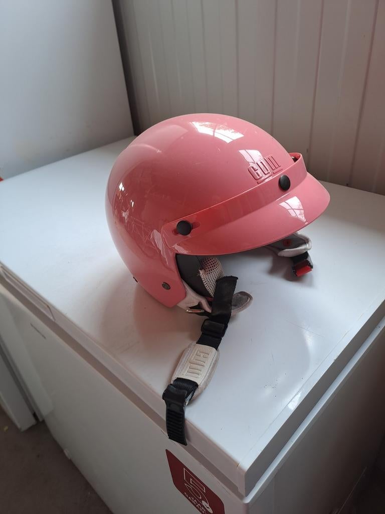 Roze meisjes brommer helm - Maat YM (51-52cm), Fietsen en Brommers, Ophalen of Verzenden, Gebruikt, Extra small of kleiner, GULL
