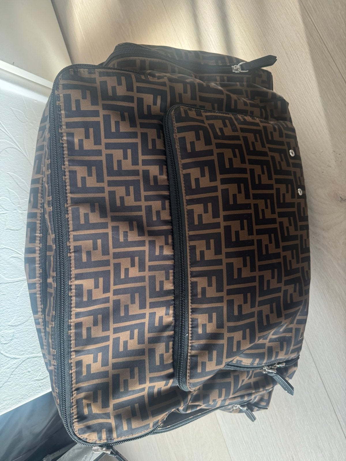 Fendi luiertas met FF-logo - Bruin/Zwart, Ophalen, Zo goed als nieuw, Bruin, Overige typen