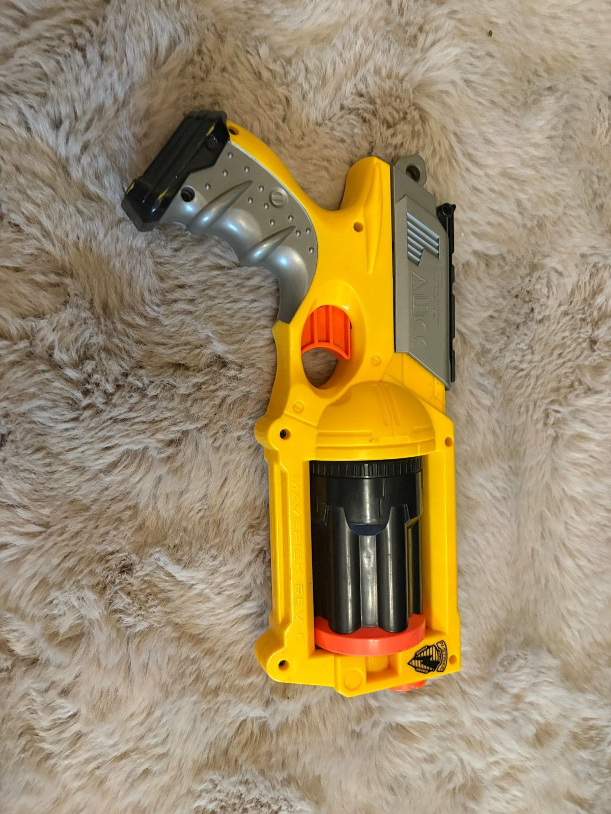 Nerf N-Strike Maverick REV-6 Blaster, Ophalen of Verzenden, Gebruikt, Jongen of Meisje