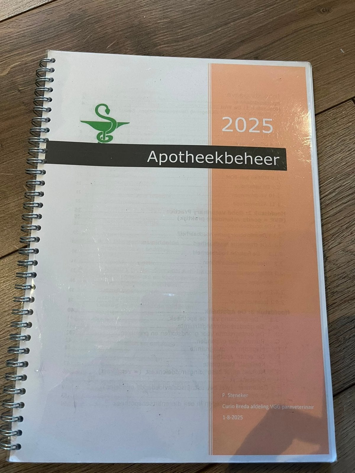 Apotheekbeheer 2025 - Curio Breda Diergeneeskunde, Boeken, Ophalen of Verzenden, Beta, Zo goed als nieuw, MBO